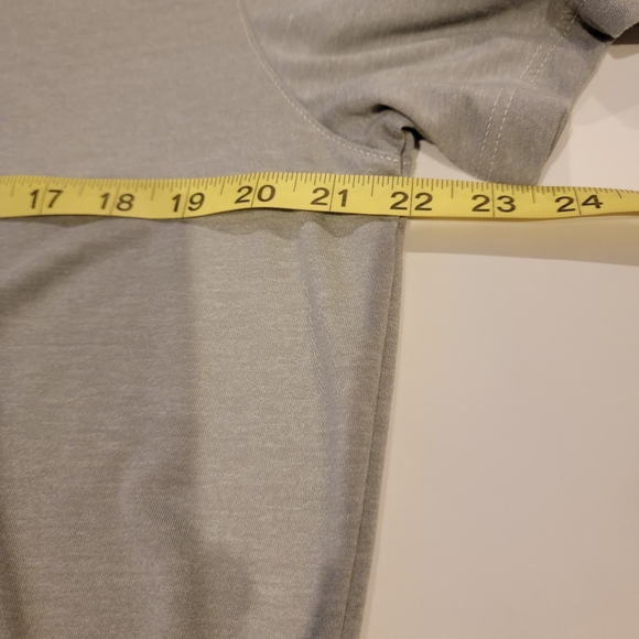 John Varvatos Star USA XL Men's Super Soft Short Sleeve Henley Shirt Grey - Picture 10 of 15